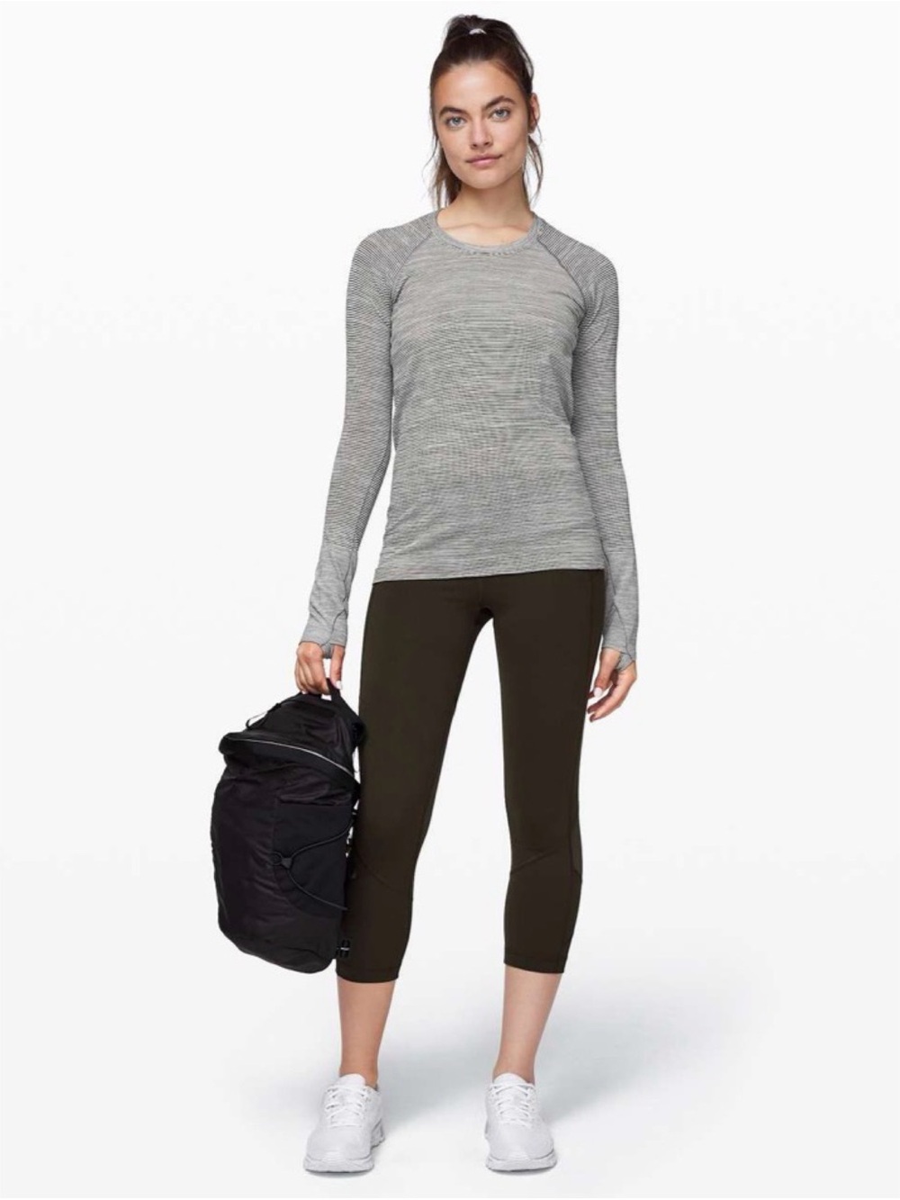 Lululemon Swiftly Speed Long Sleeve
White / White / Black 6 - Picture 3 of 9